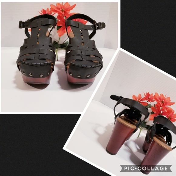 CHASE & CHLOE PLATFORM HEELS SIZE 8 - Picture 5 of 8